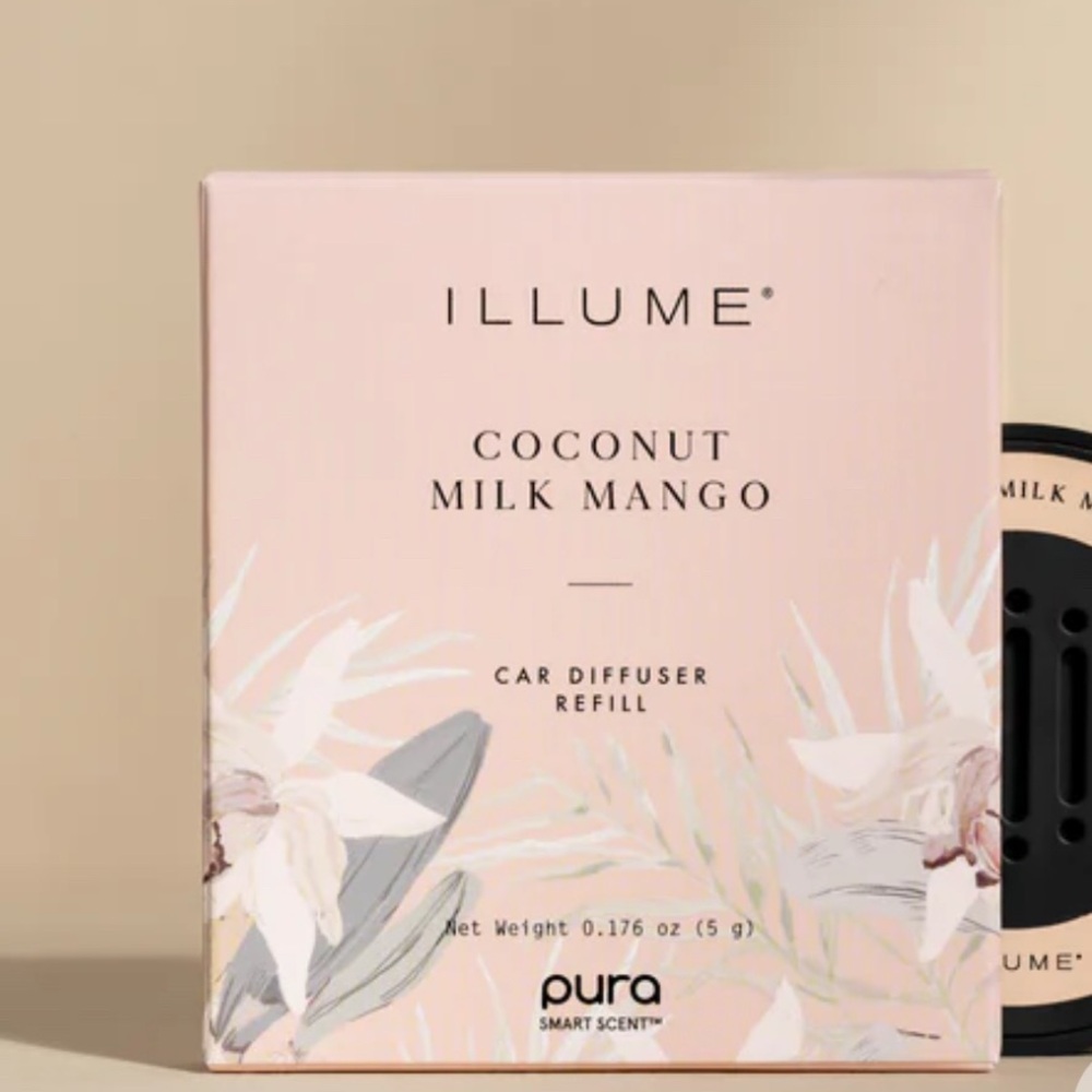 PURA Illume Coconut Milk Mango Car Diffuser Refill